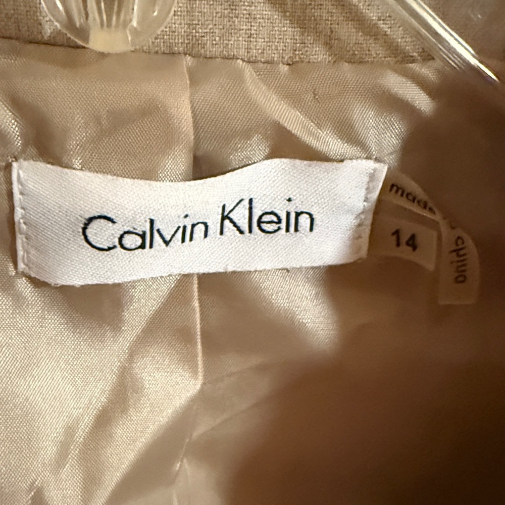 Calvin Klein Tan Midi Dress - Picture 2 of 4